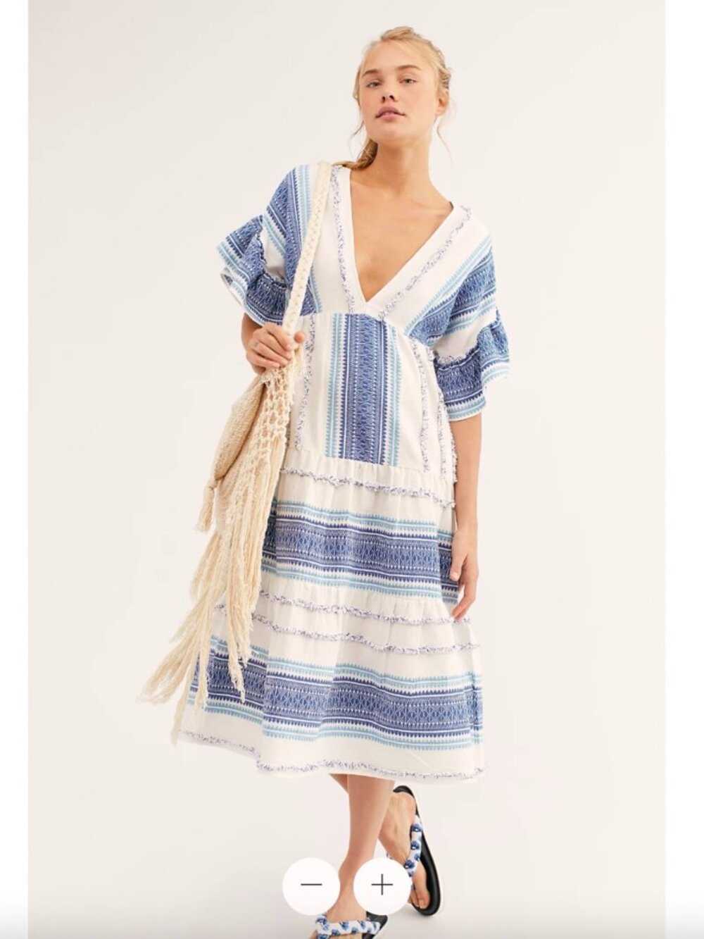 Free People Elaine Midi Dress XS